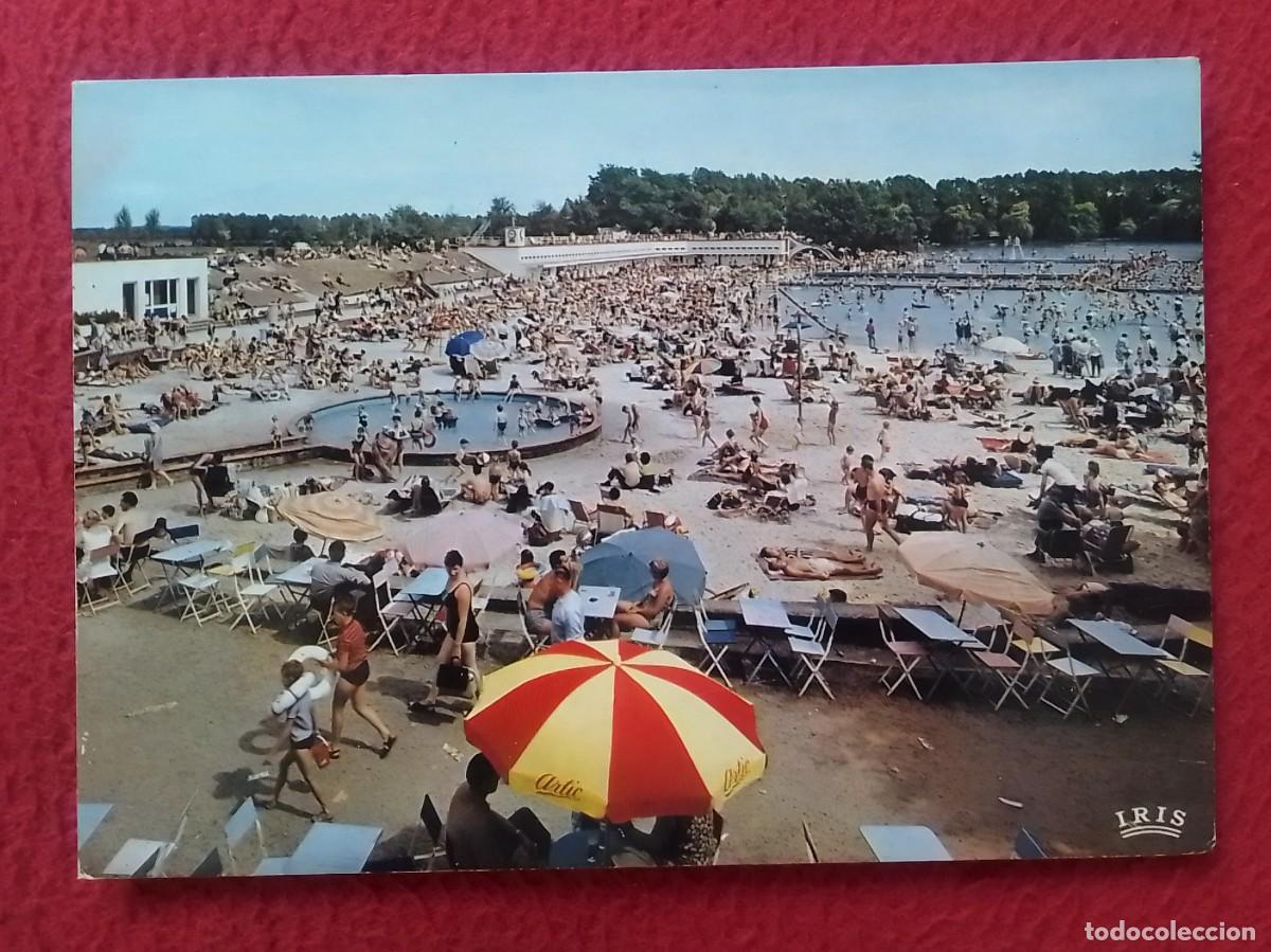 Postales: POSTAL POST CARD B&Eacute;LGICA BELGIUM BELGIQUE DIEST BADPLAATS DE HALVE MAAN BA&Ntilde;ISTAS BA&Ntilde;O SOMBRILLAS ETC