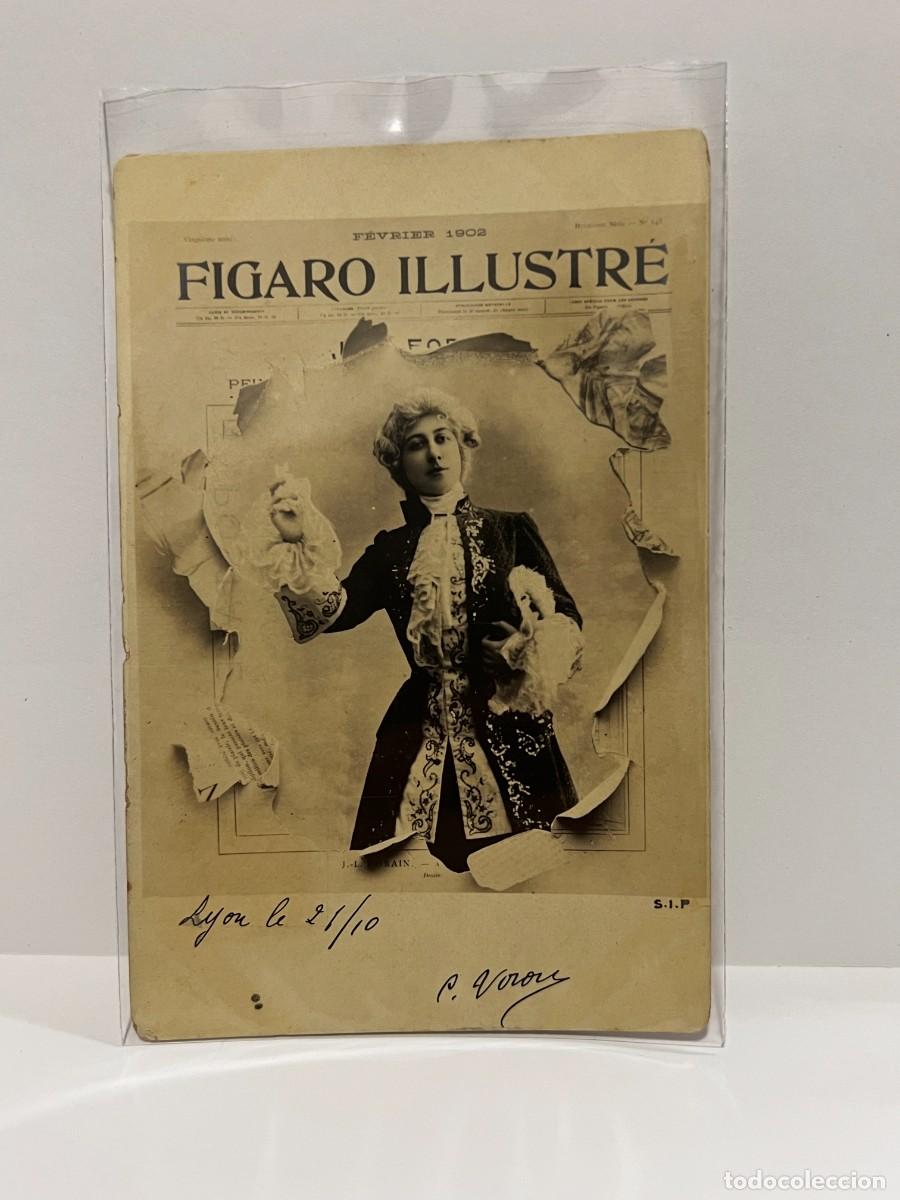 Postcards: TARJETA POSTAL. FRANCIA. FIGARO ILLUSTR&Eacute;. DIARIO FRANC&Eacute;S
