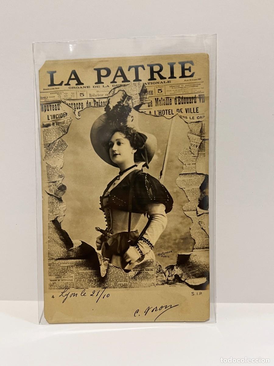 Postcards: TARJETA POSTAL. FRANCIA. LA PATRIE. DIARIO FRANC&Eacute;S