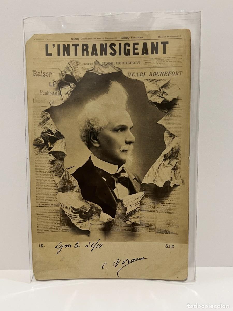Postcards: TARJETA POSTAL. FRANCIA. L' INTRANSIGEANT. DIARIO FRANCES DE HENRI ROUCHEFORT
