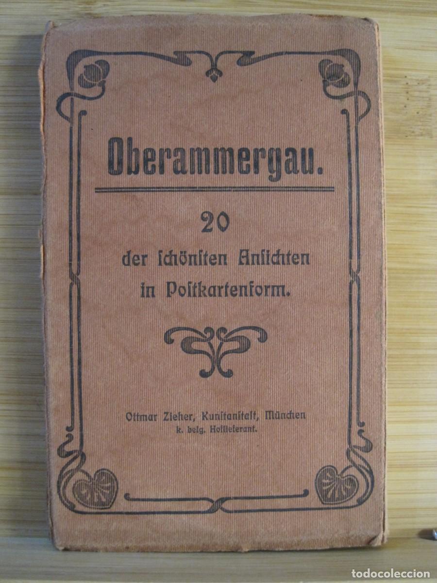 Cartoline: ALEMANIA-OBERAMMERGAU-BLOC DE 20 POSTALES ANTIGUAS-VER FOTOS