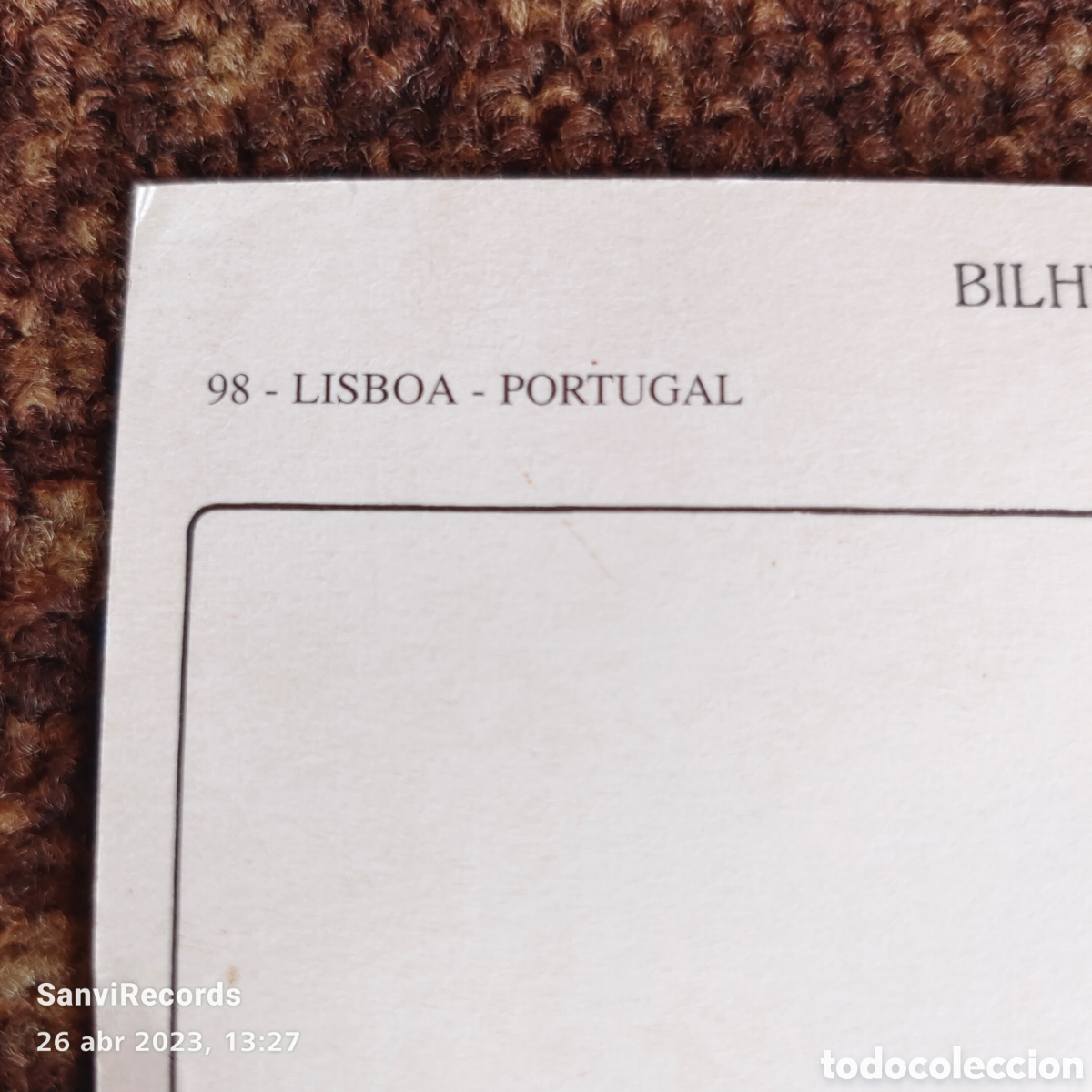 Postales: POSTAL: LISBOA (PORTUGAL) - Foto 3