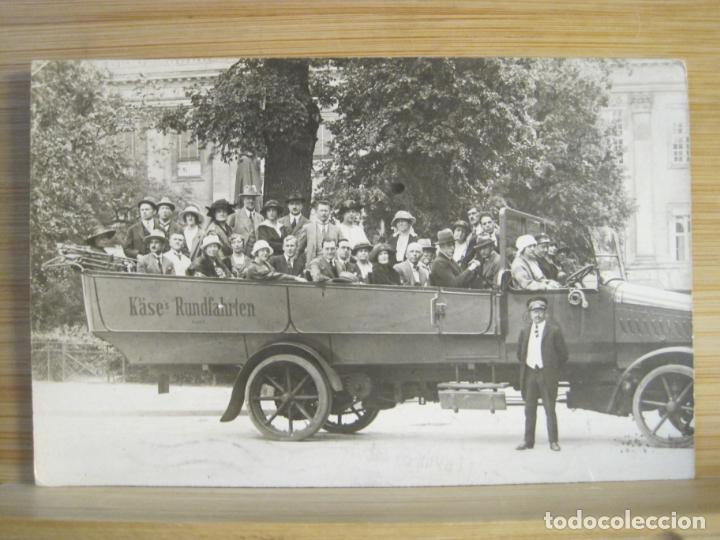 Postales: ALEMANIA-BERLIN-COCHE TURISTICO-K&Auml;SE'S RUNDFAHRTEN-FOTOGRAFICA-POSTAL ANTIGUA-(102.884)