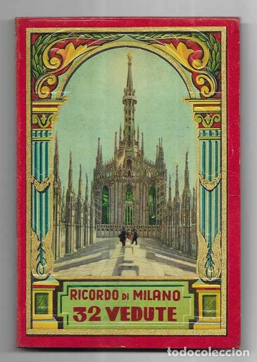 Postales: Ricordo di Milano 32 Vedute + Plano serie 258