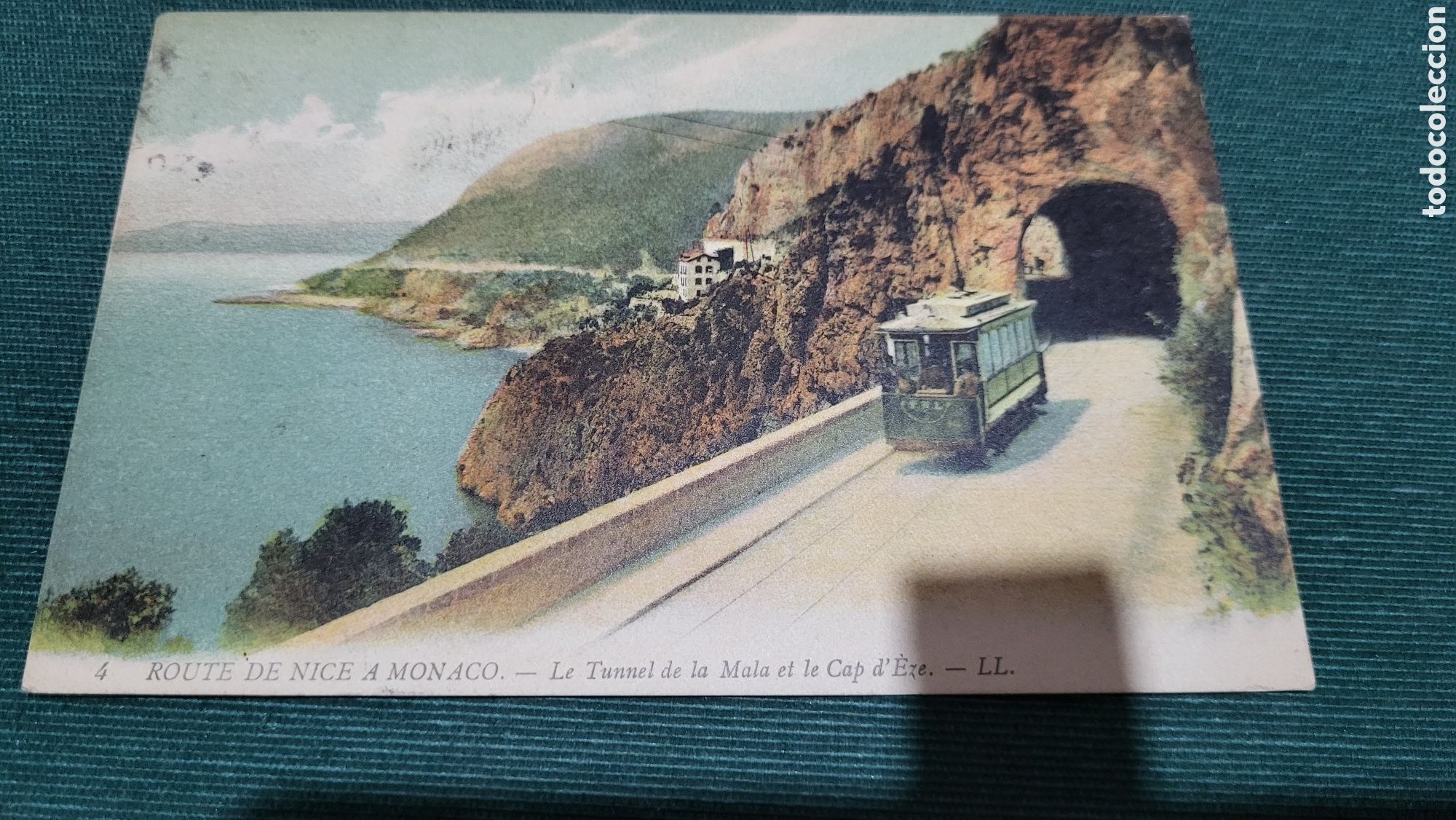 Postales: Tarjeta Postal ruta de Nice a Monaco - Foto 1