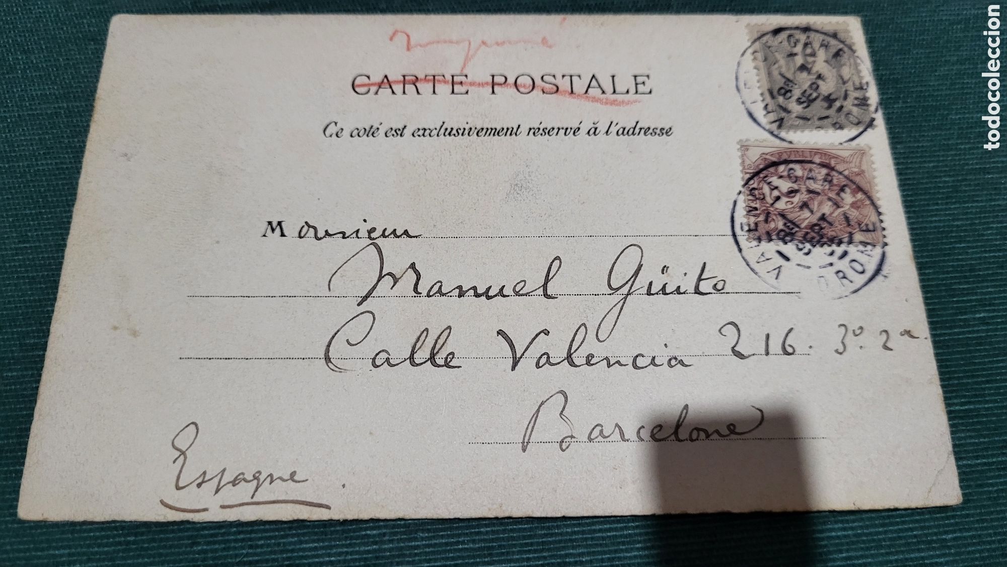 Postales: Tarjeta Postal Monaco usada - Foto 2