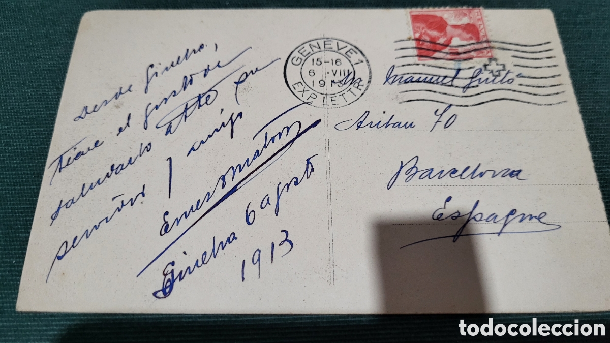 Postales: Tarjeta Postal usada Geneve - Foto 2