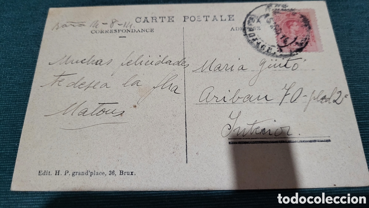 Postales: Tarjeta Postal usada Bruselas - Foto 2