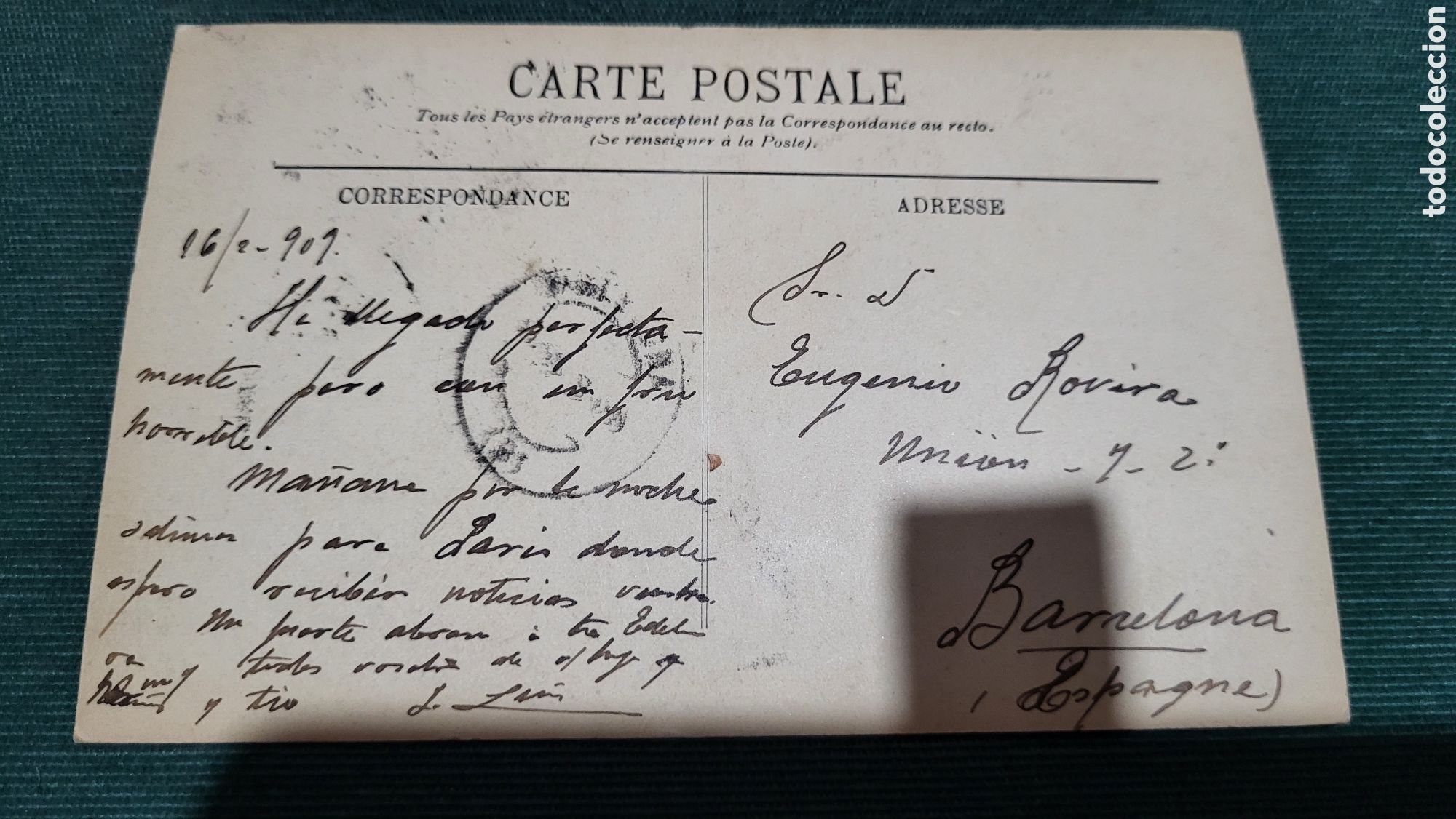 Postales: Tarjeta Postal usada Marseille - Foto 2