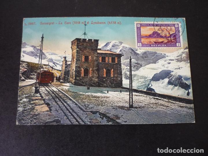 Postales: GORNERGRAT SUIZA POSTAL - Foto 1