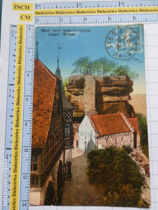 Cartoline: ANTIGUA POSTAL DE FRANCIA. HAUT BARR PR&Egrave;S SAVERNE ZABERN. 1638