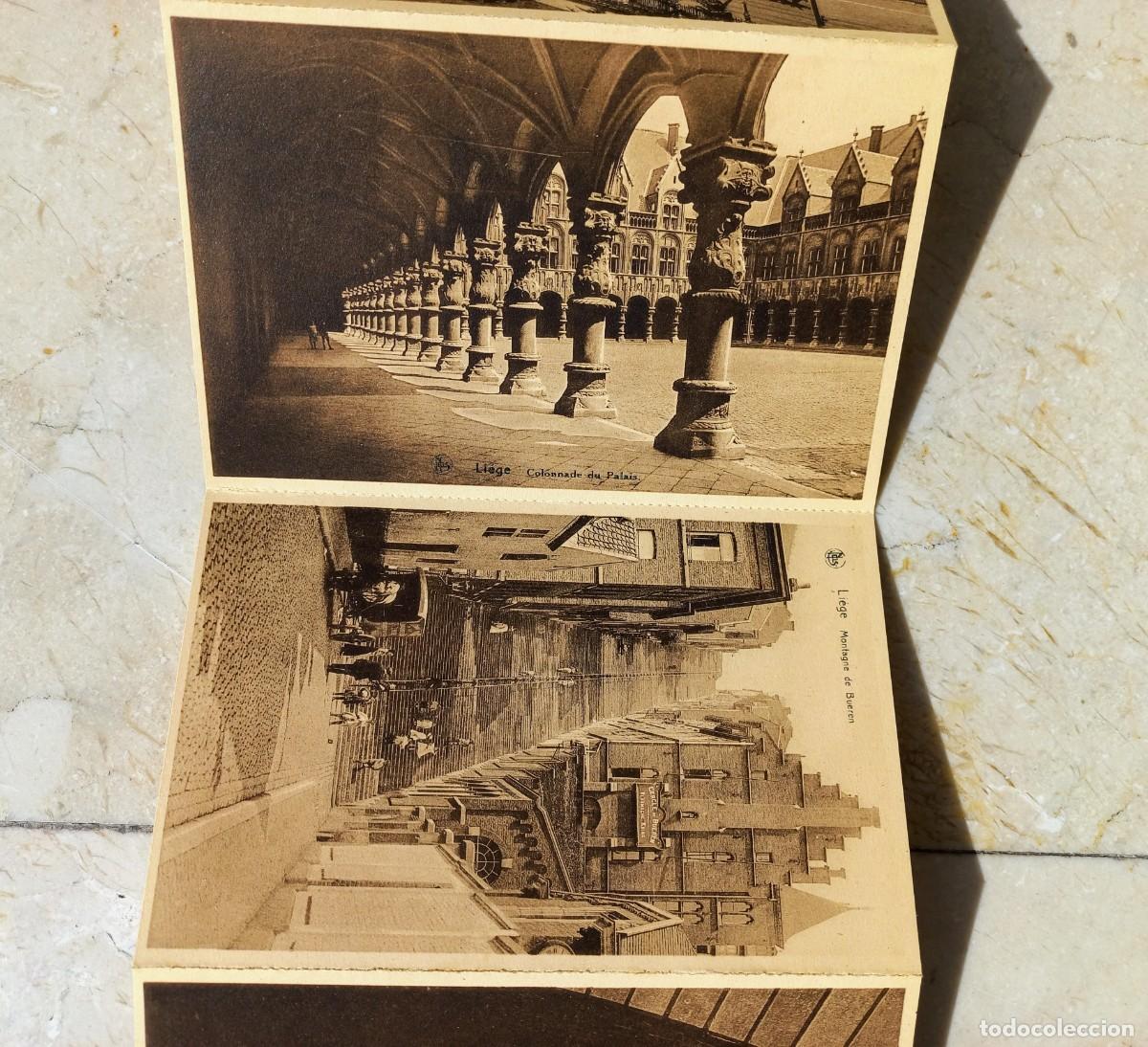 Postales: Libro postales vintage Li&eacute;ge - Foto 5