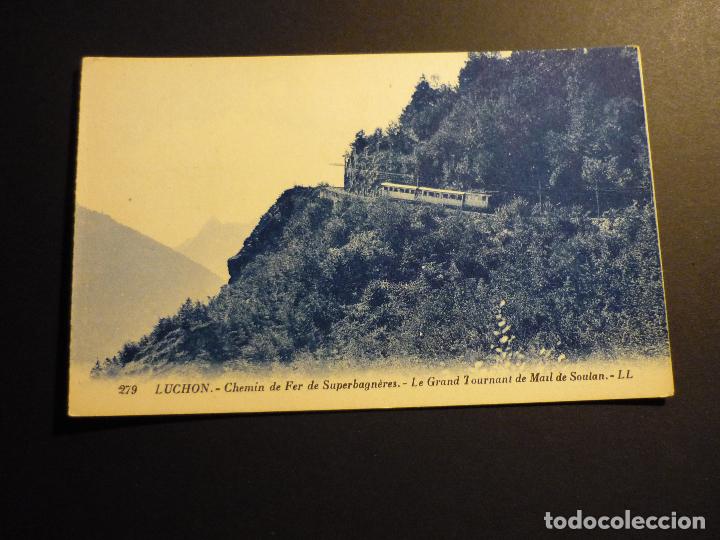 Postales: LUCHON FRANCIA FERROCARRIL POSTAL - Foto 1