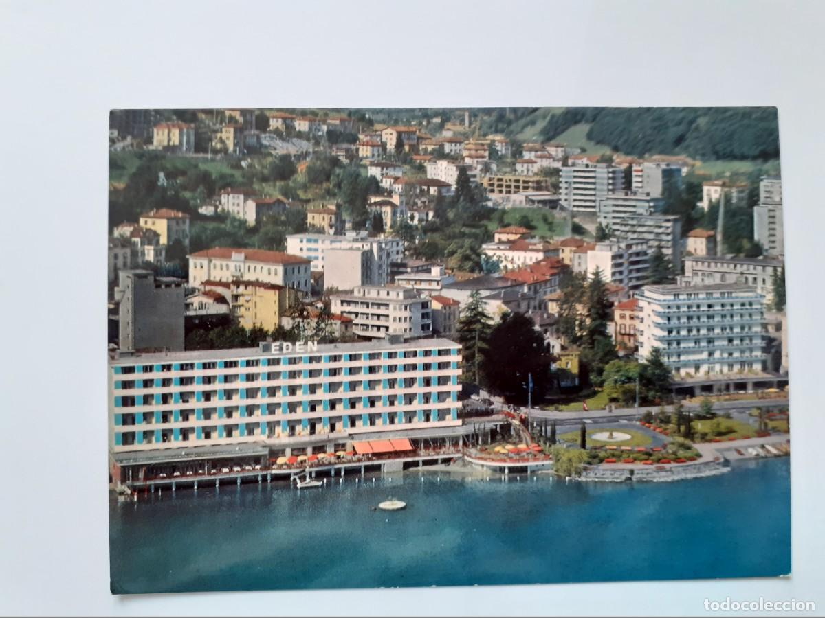 Postales: POSTAL - GRAN HOTEL ED&Eacute;N - HOTEL BEAURIVAGE PARA&Iacute;SO DE LUGANO - S/C