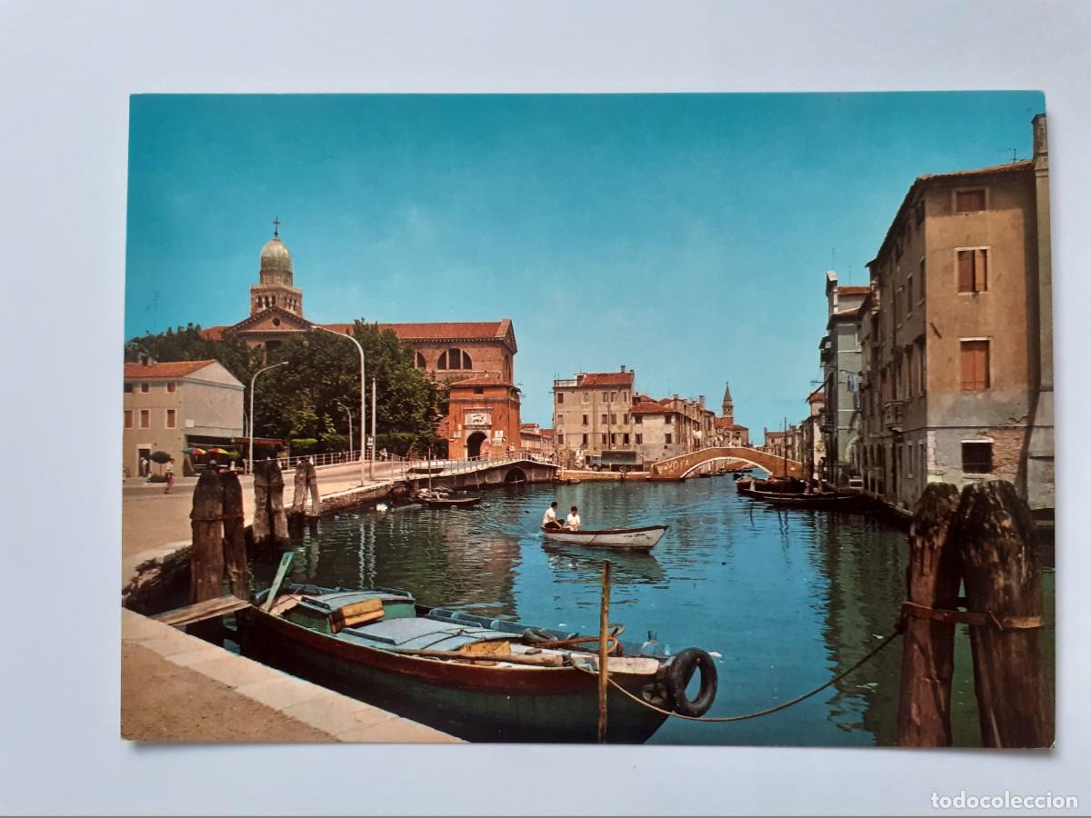 Postais: POSTAL - ITALIA - CHIOGGIA CANAL VENA Y CATEDRAL - S/C
