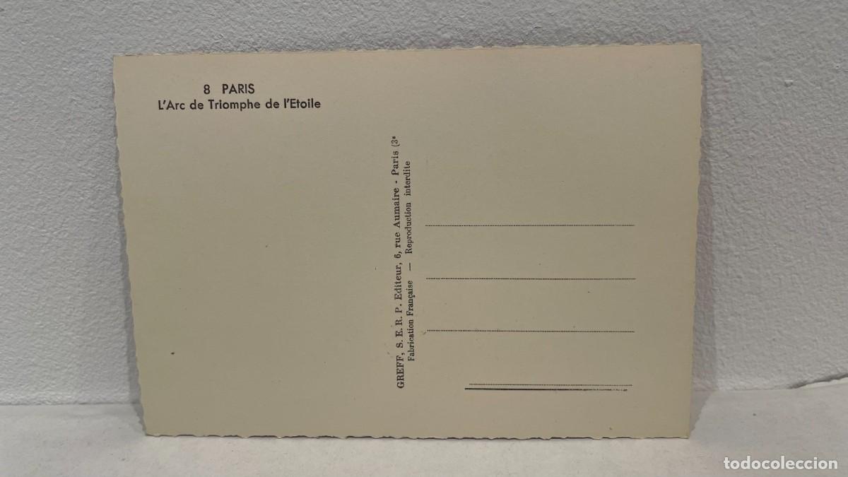 Postales: CONJUNTO DE POSTALES ANTIGUAS DE PAR&Iacute;S - Foto 6