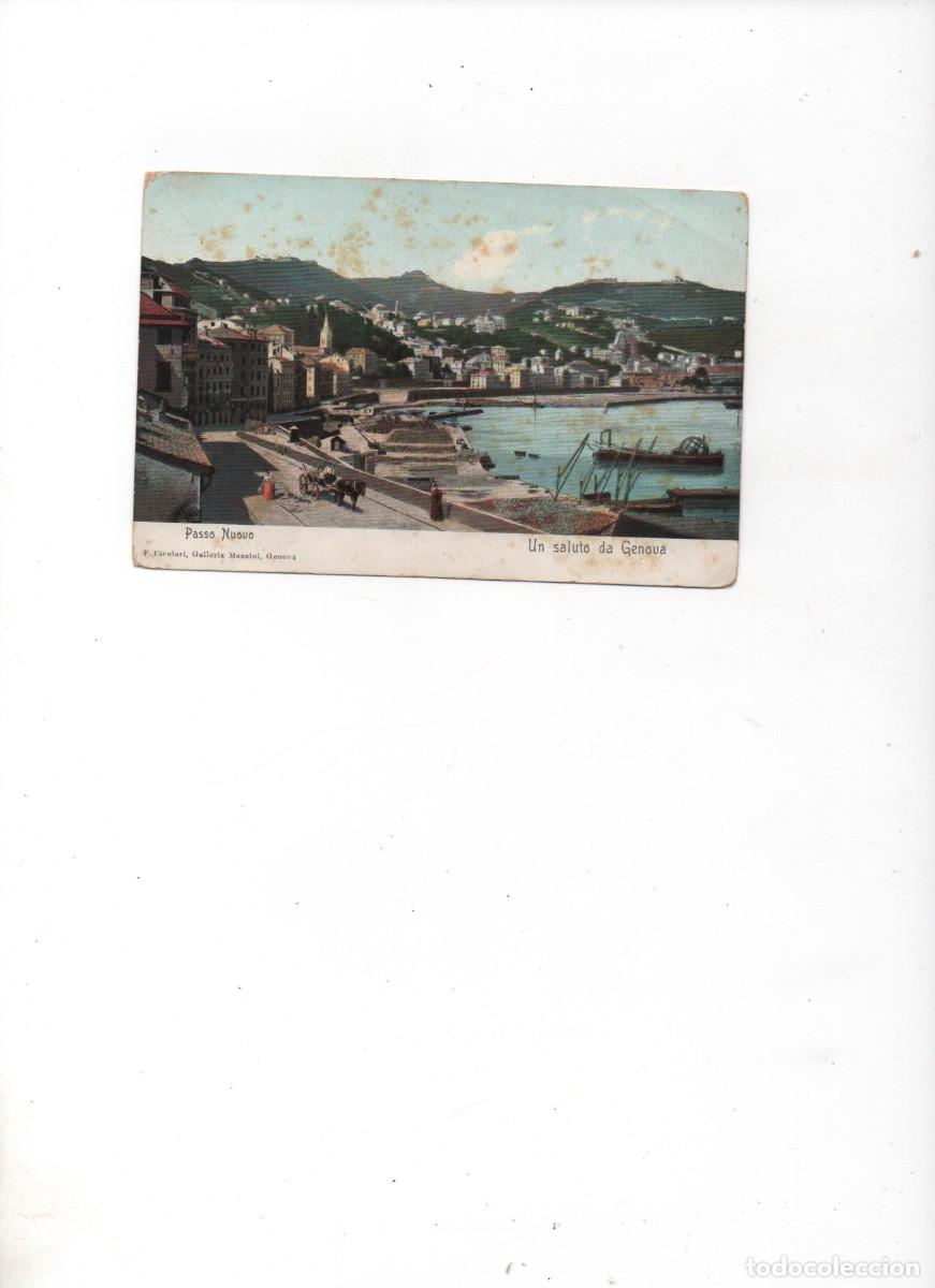 Cartes Postales: POSTAL DE ITALIA- PASO NUOVO - UN SALUTO DA GENOVA