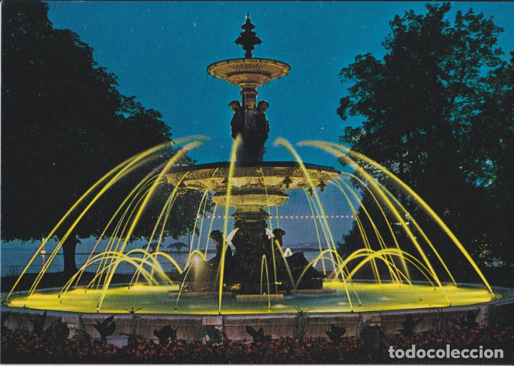 Postales: SUIZA, GINEBRA, FUENTE DEL JARDIN DE LOS INGLESES &ndash; ROWESA 1200-17 &ndash; S/C