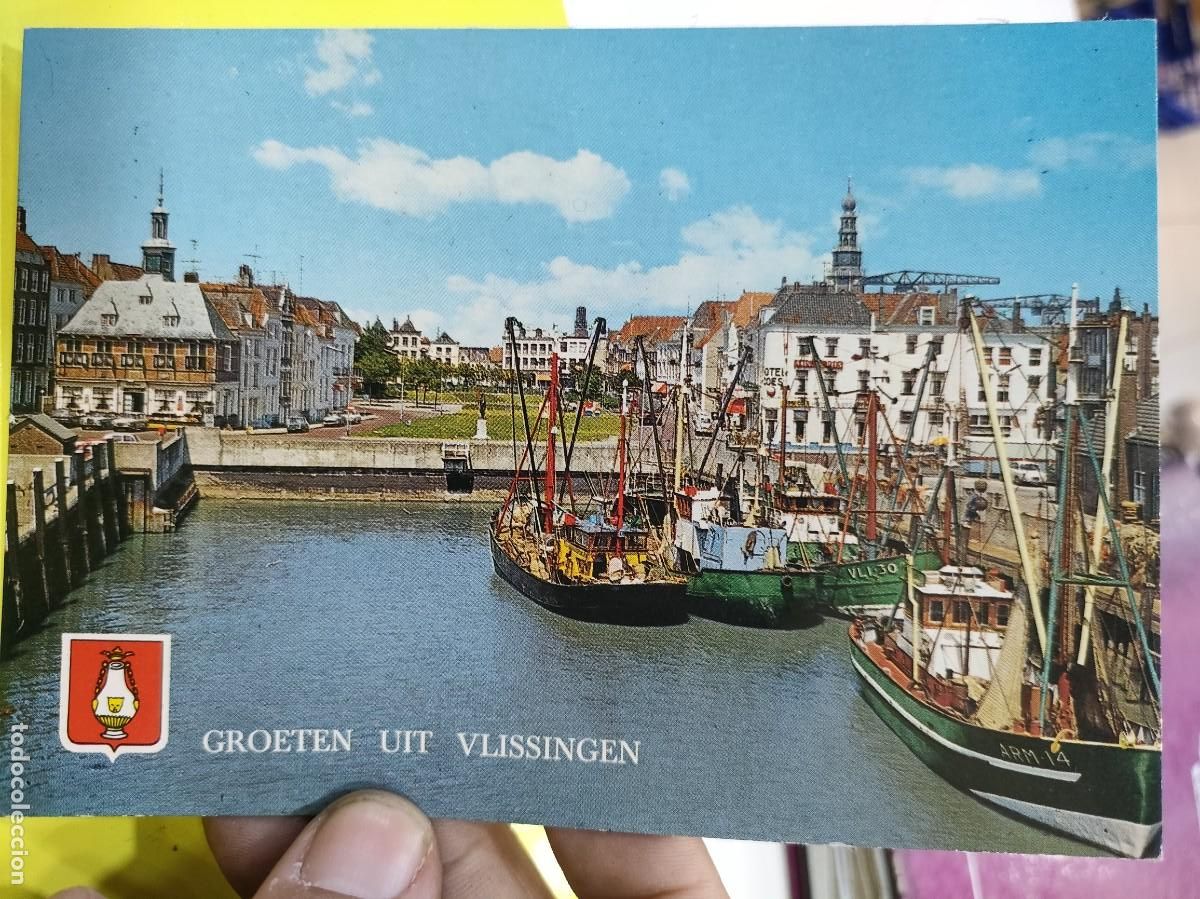 Postkarten: Postal VLISSINGEN 1981 Escrita y Bellamente Sellada
