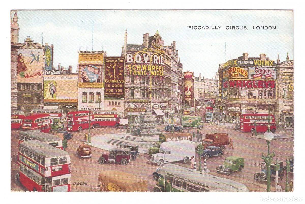 Postales: LONDRES (INGLATERRA) &bull; PICCADILLY CIRCUS - Foto 1