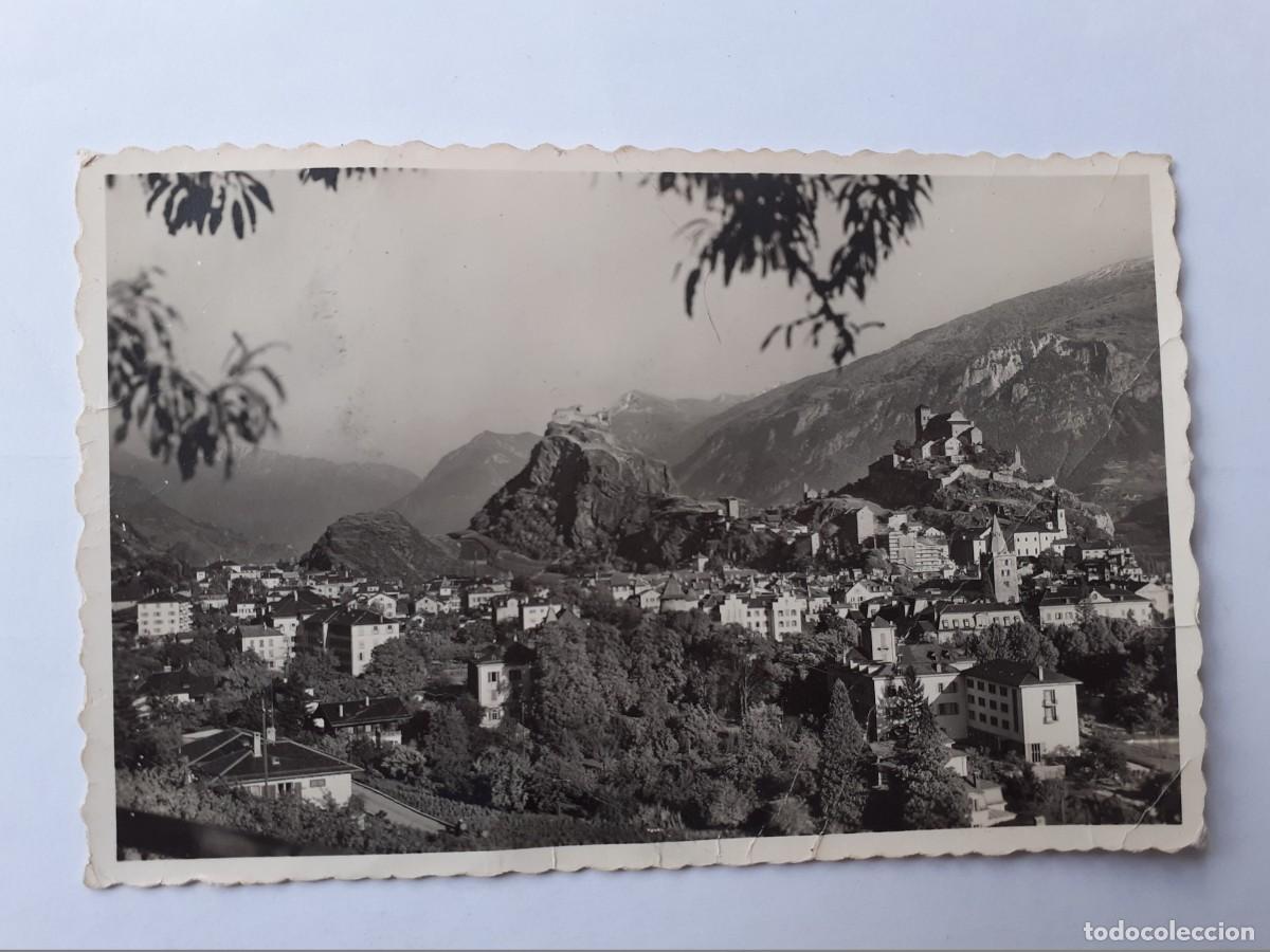 Postais: POSTAL - FRANCIA SION VUE GENERALE - ESCRITA