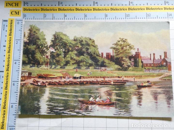 Postales: ANTIGUA POSTAL DE REINO UNIDO GRAN BRETA&Ntilde;A . HAMPTON COURT PALACE FROM THE THAMES. 2299