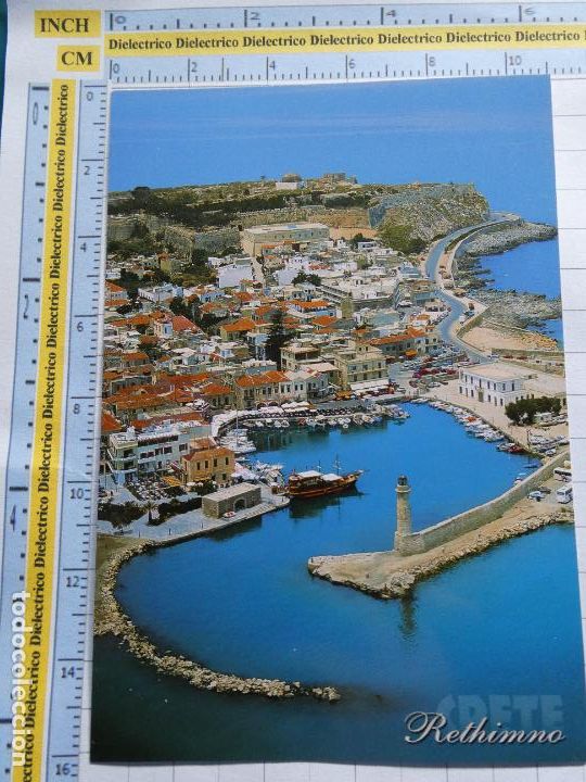 Postales: POSTAL DE GRECIA. CRETA RETHIMNO FARO. 580