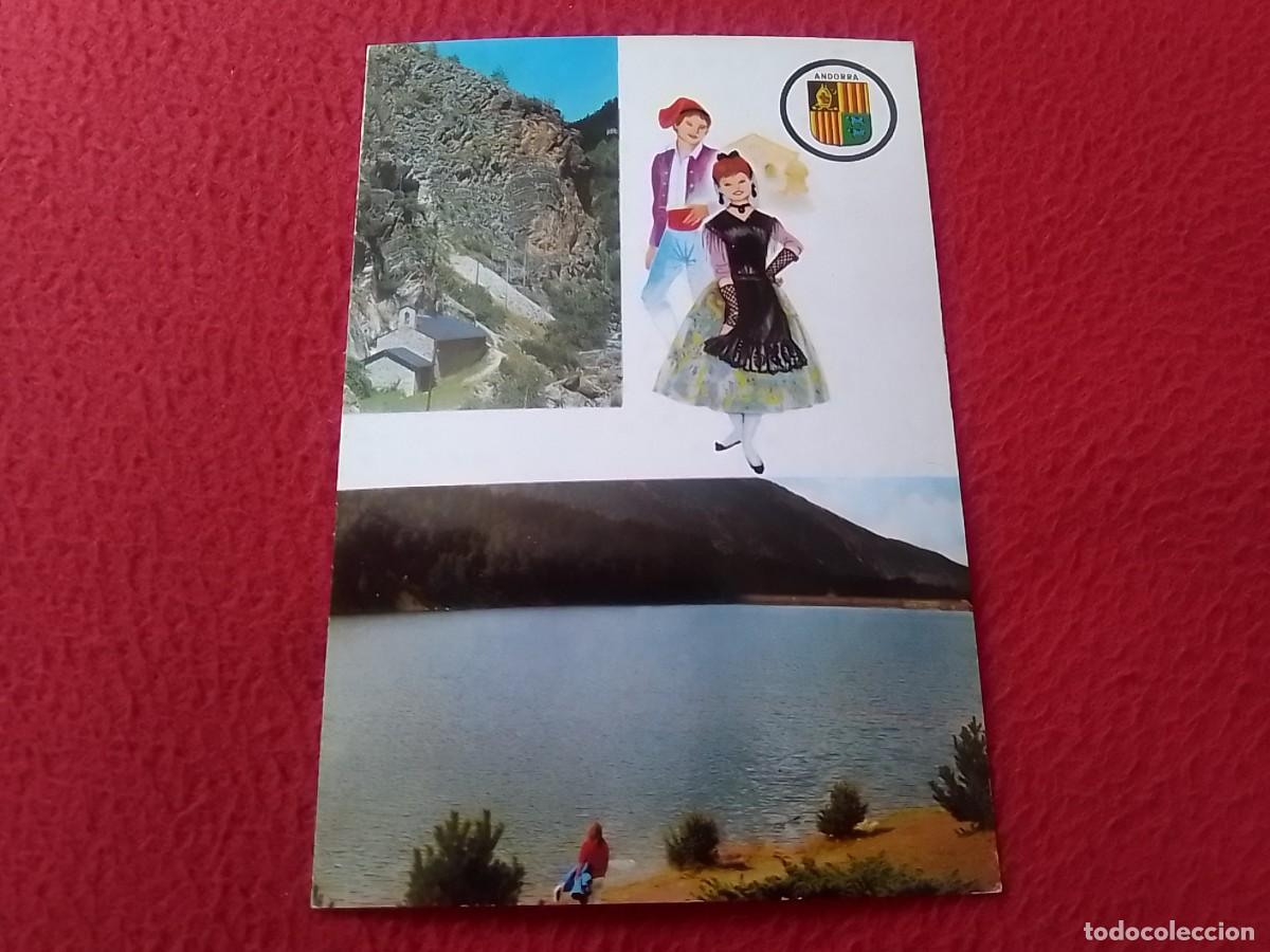 Postales: POSTAL POST CARD CARTE POSTALE N&ordm; 74 VALLS D&acute;ANDORRA VALLES..TUNEL DE LA MASSANA LLAC D&acute;ENGOLASTERS.