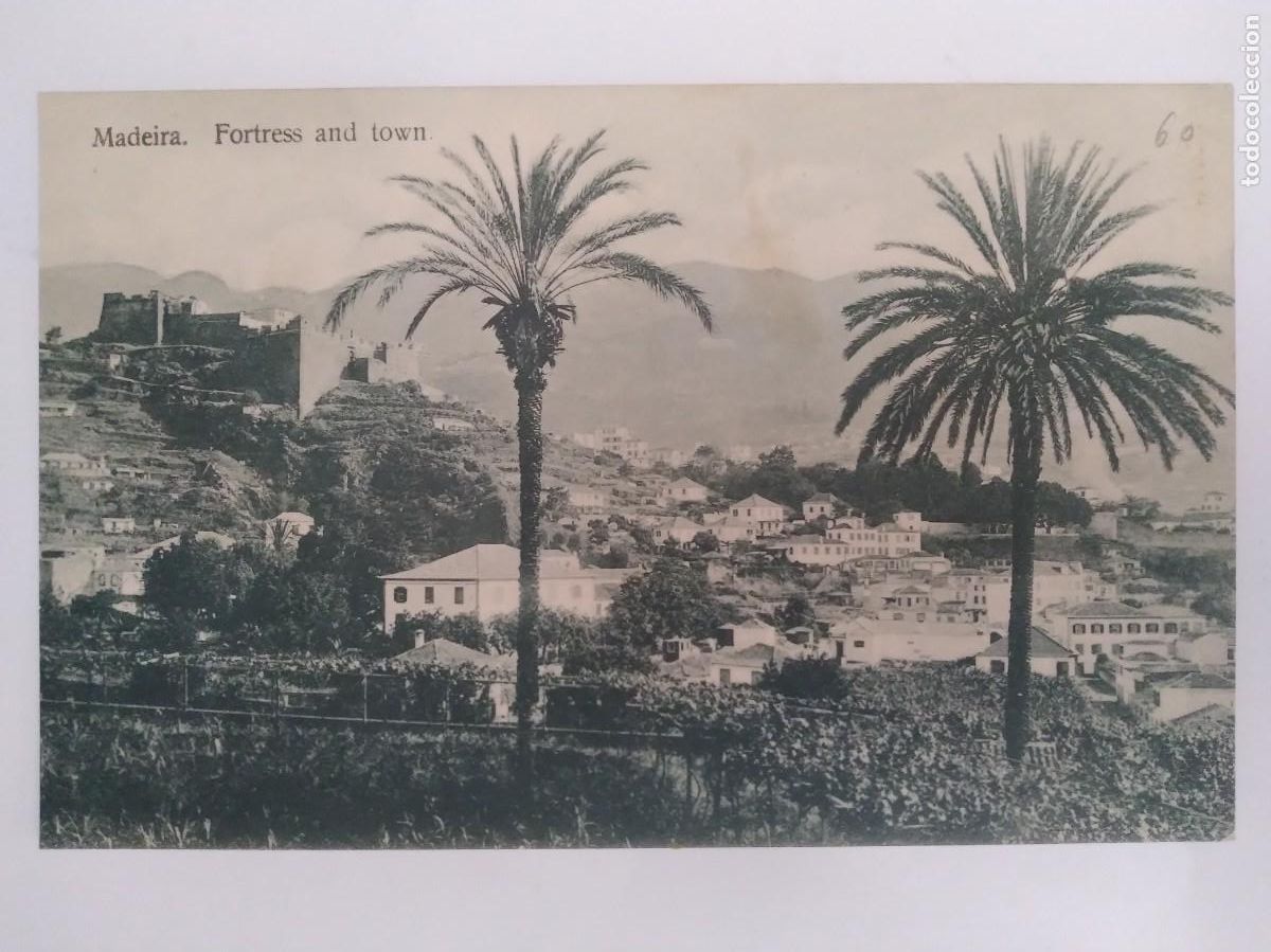Postkarten: ANTIGUA POSTAL MADEIRA PORTUGAL FORTALEZA Y PUEBLO RV 972