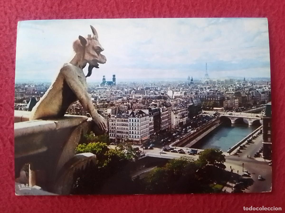 Postales: POSTAL POST CARD PARIS FRANCIA FRANCE LE DIABLE EL DIABLO VUE DES TOURS DE NOTRE-DAME..DEMONIO..VER