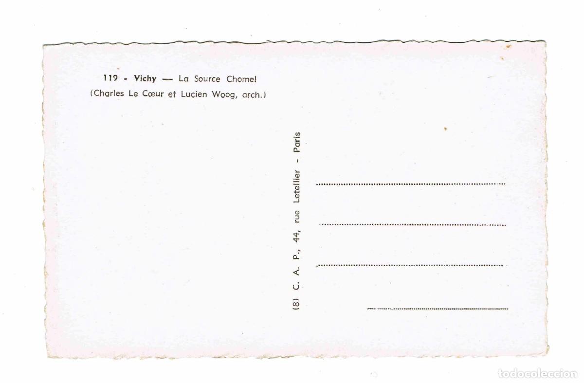 Postales: Vichy - La Source Grande Grille y La Source Chomel. (x2) - Foto 4