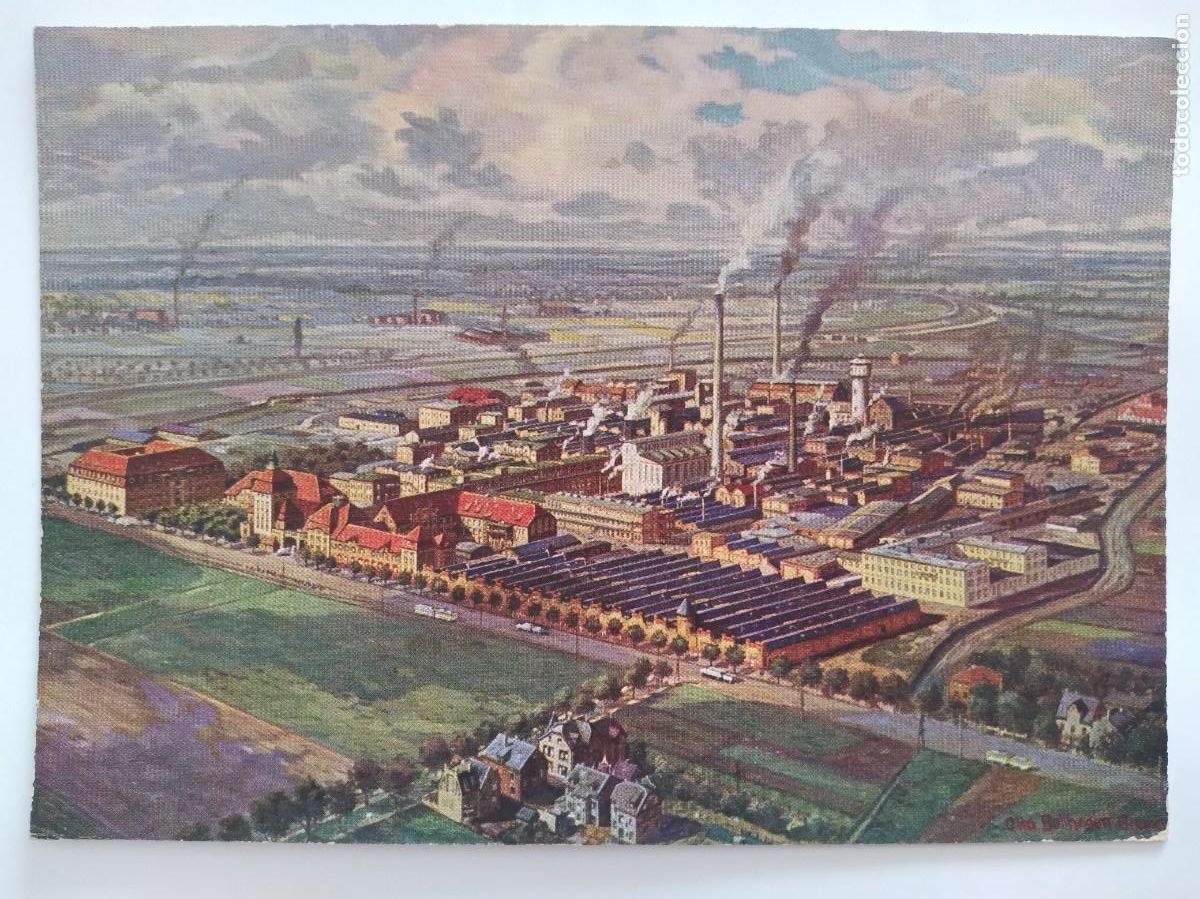 Postkarten: ANTIGUA POSTAL ALEMANIA VISTA GENERAL FABRICA DE QUIMICOS E. MERCK DARMSTADT RV 1201