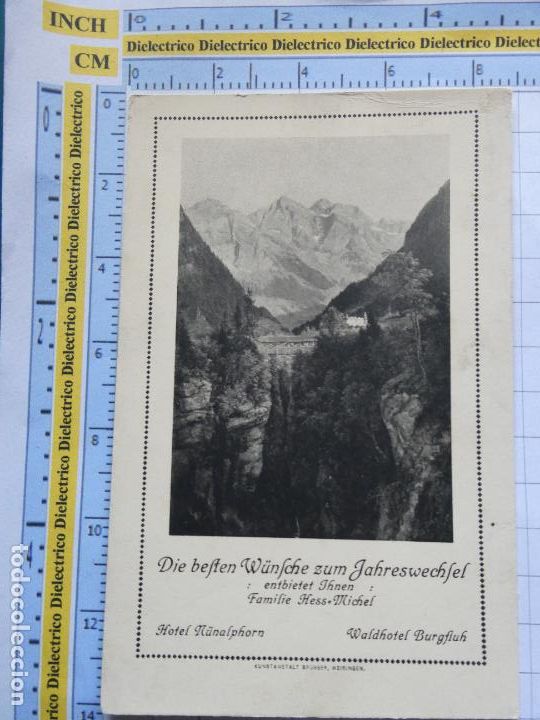 Cartoline: ANTIGUA POSTAL DE AUSTRIA. HOTEL N&Uuml;NALPHORN WALDHOTEL BURGFLUH 2905