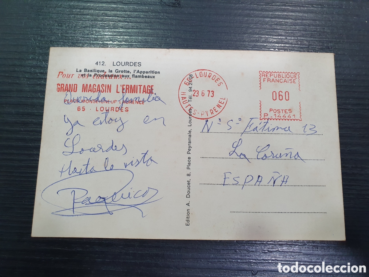 Postales: Postal Lourdes. (L76) - Foto 2