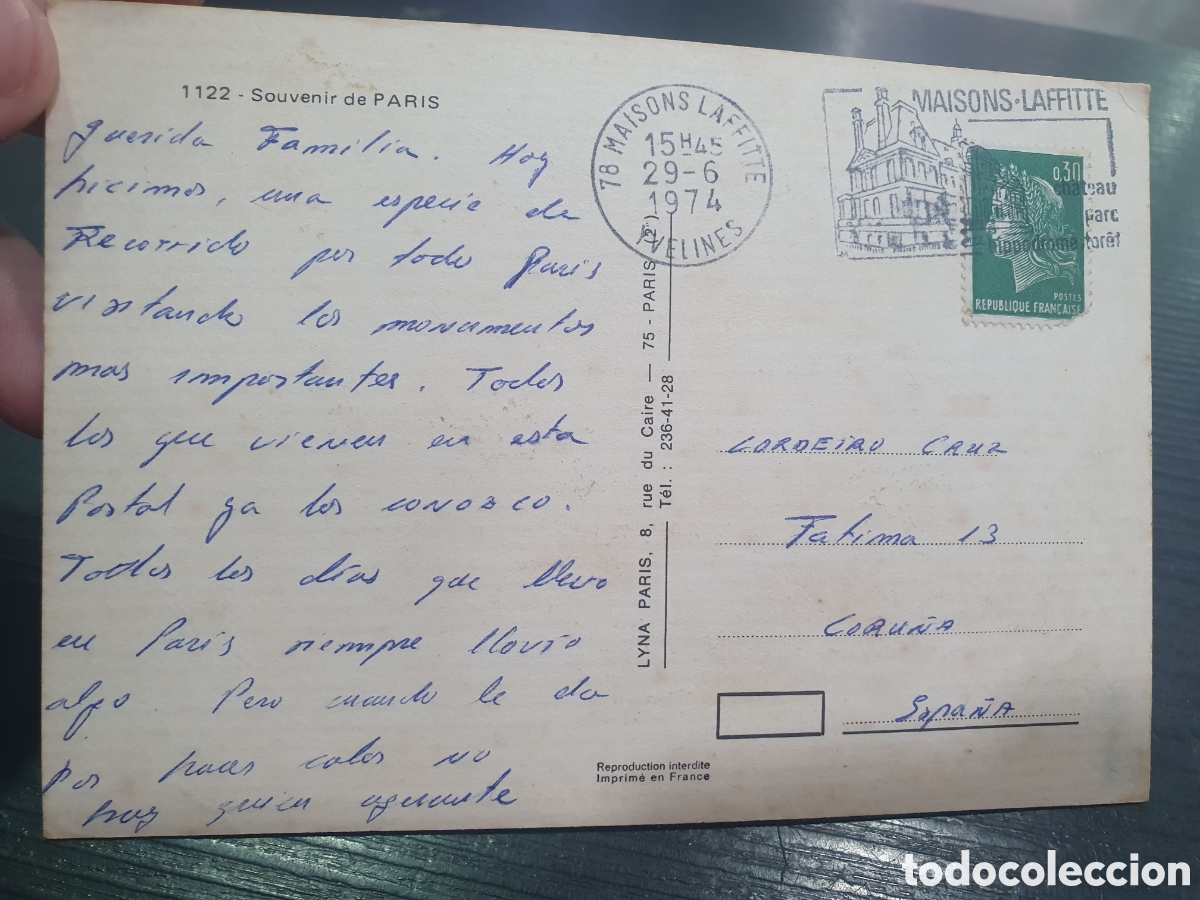 Postales: Postal Par&iacute;s. (L76) - Foto 2