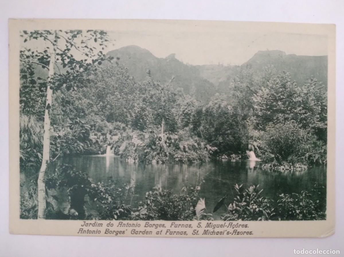 Postais: ANTIGUA POSTAL PORTUGAL JARDIN ANTONIO BORGES RV 1251