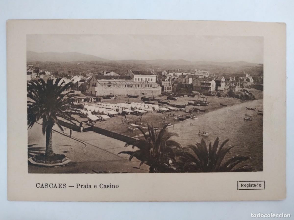Postais: ANTIGUA POSTAL PORTUGAL CASCAES PLAYA Y CASINO RV 1256