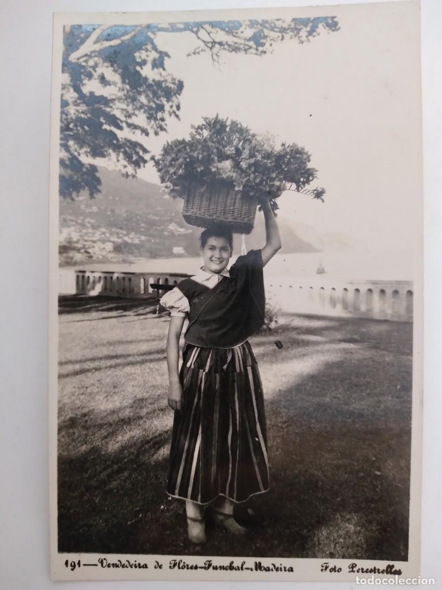 Postais: ANTIGUA POSTAL PORTUGAL RECOLECTORA DE FLORES RV 1259