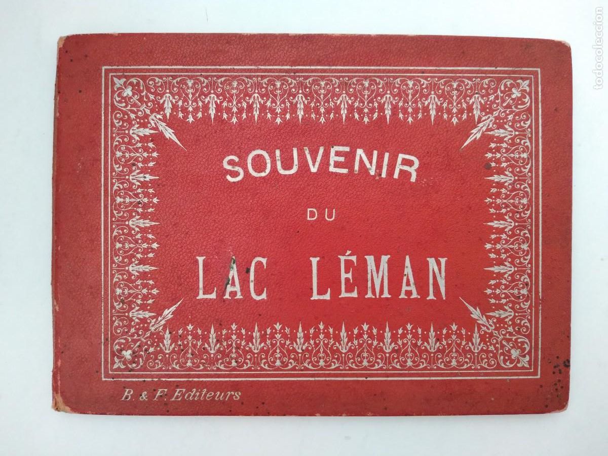 Postkarten: ANTIGUO ALBUM 12 VISTAS FOTOGRAFICAS POSTALES FRANCIA LAC LEMAN RV 1272