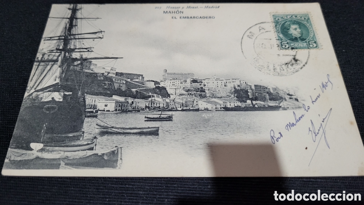 Postales: Tarjeta Postal usada Mahon Francia - Foto 1