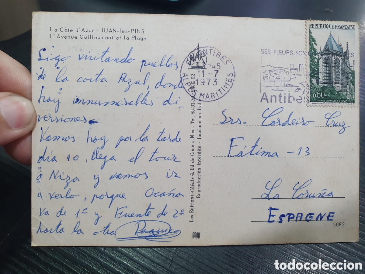 Postales: Postal Costa Azul. (L52) - Foto 2