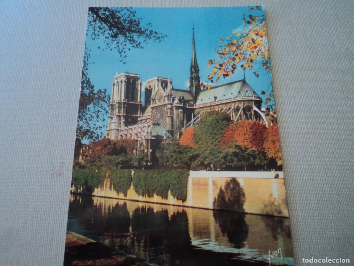 Postais: 75 paris notre dame, ed. yvon, circulada 1970