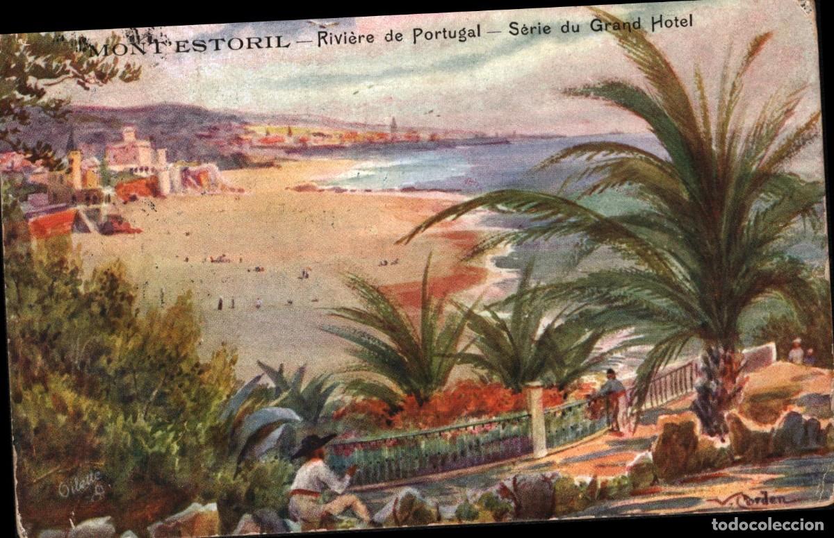 Postales: Montestoril riviere de Portugal serie du grand hotel escrita