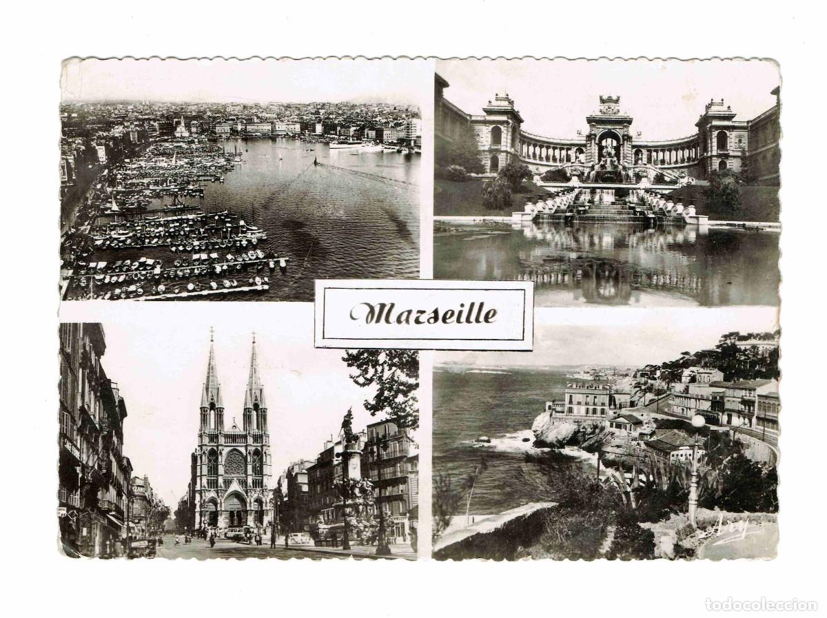 Postales: MARSEILLE - Escrita, 1955. - Foto 1