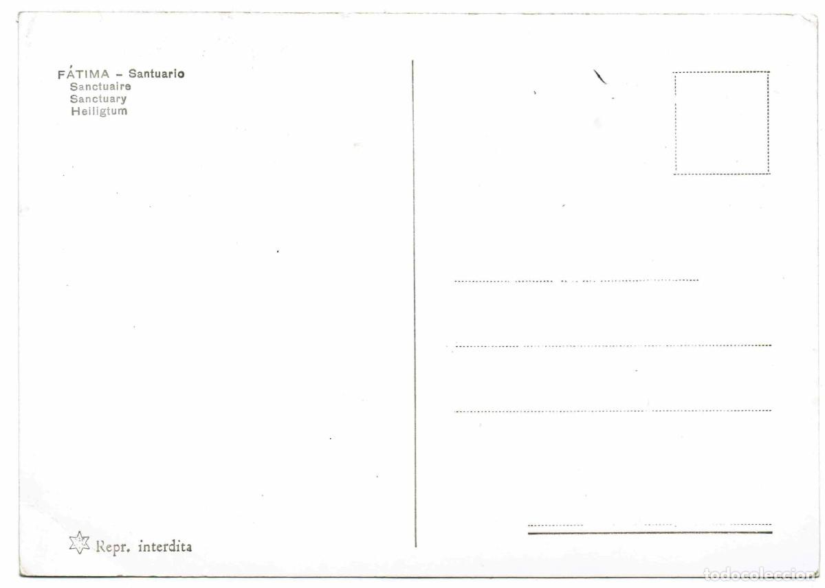 Postales: F&Aacute;TIMA - Santuario. - Foto 2