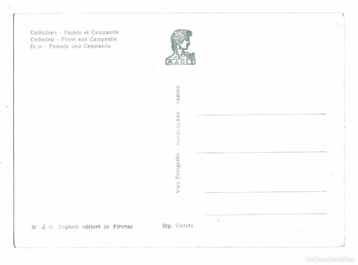 Postales: FIRENZE - Cattedrale. - Foto 2