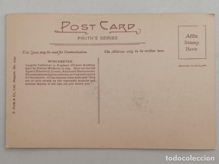 Postales: POSTAL WINCHESTER CATHEDRAL, WEST FRONT - Foto 2