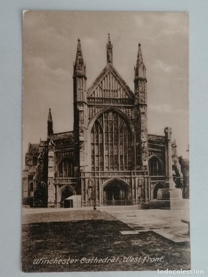 Postales: POSTAL WINCHESTER CATHEDRAL, WEST FRONT - Foto 1