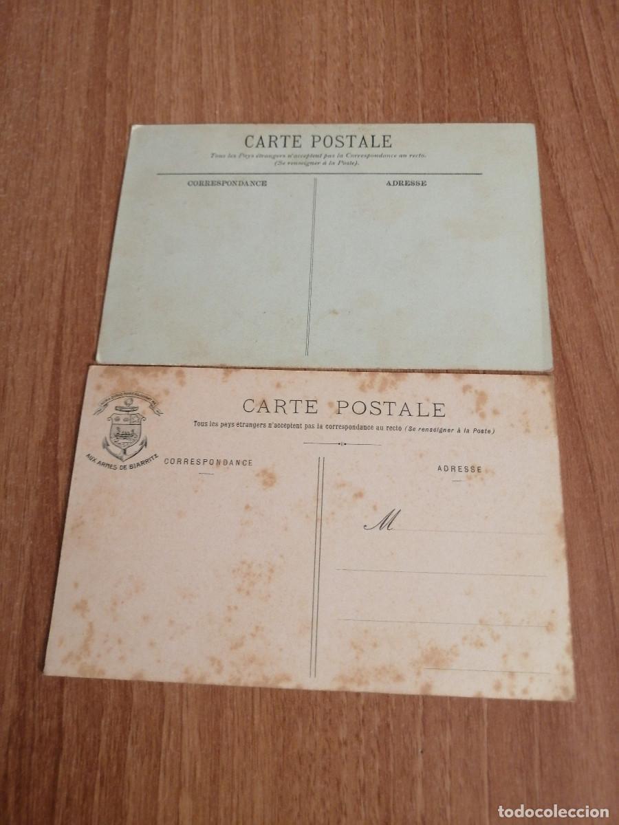 Postales: 2 POSTALES BIARRITZ SIN CIRCULAR - Foto 2