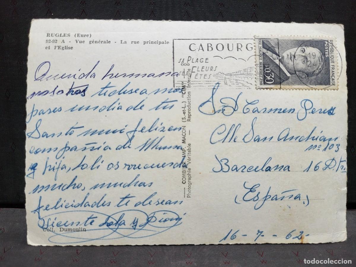 Postales: ANTIGUA POSTAL FRANCIA RUGLES EURE - Foto 2